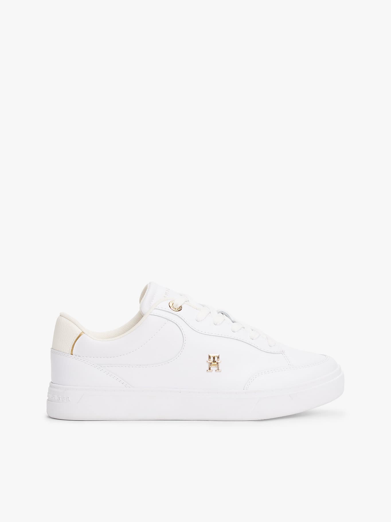 Baskets en cuir à monogramme TH