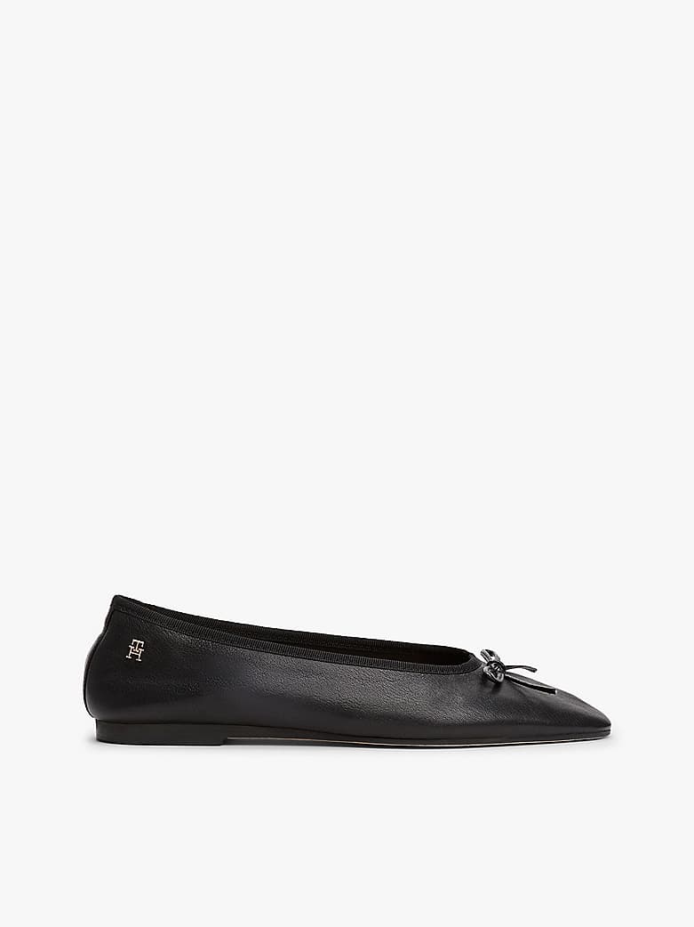 Ballerines en cuir à monogramme TH