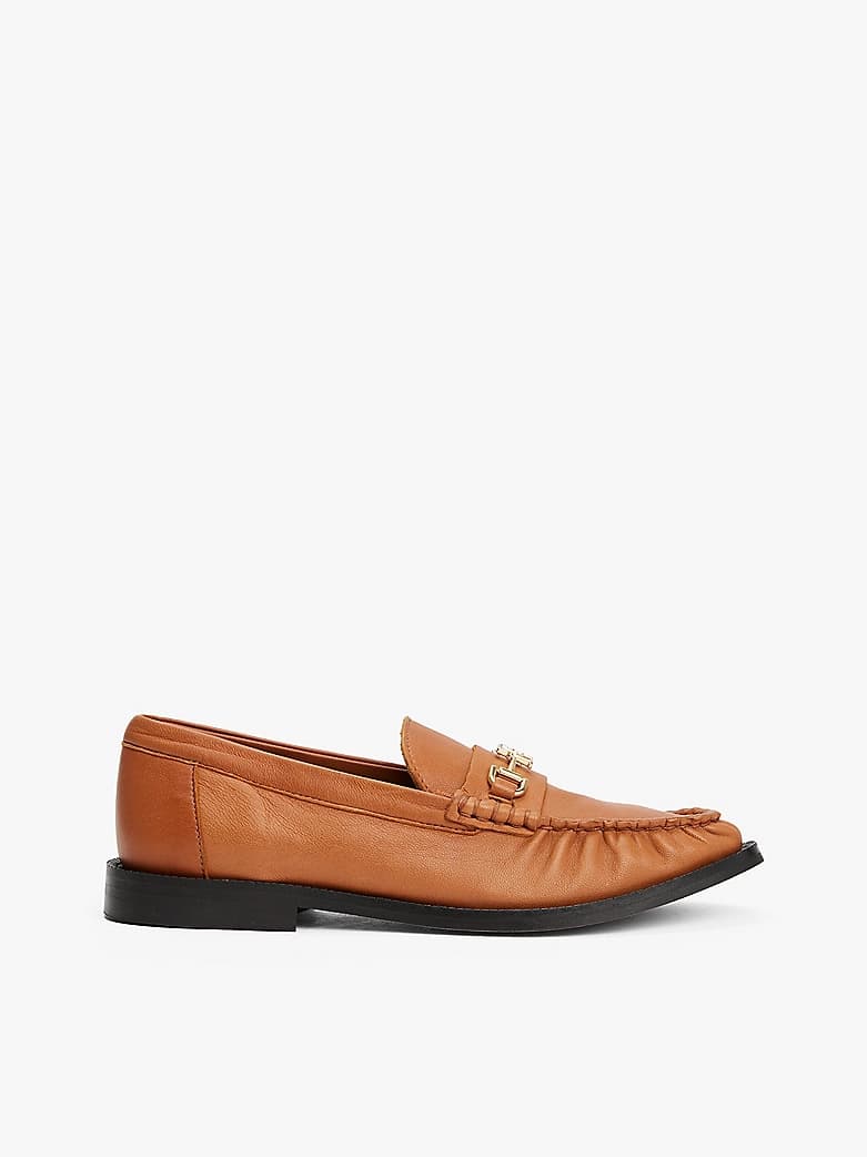 Mocassins en cuir à mors