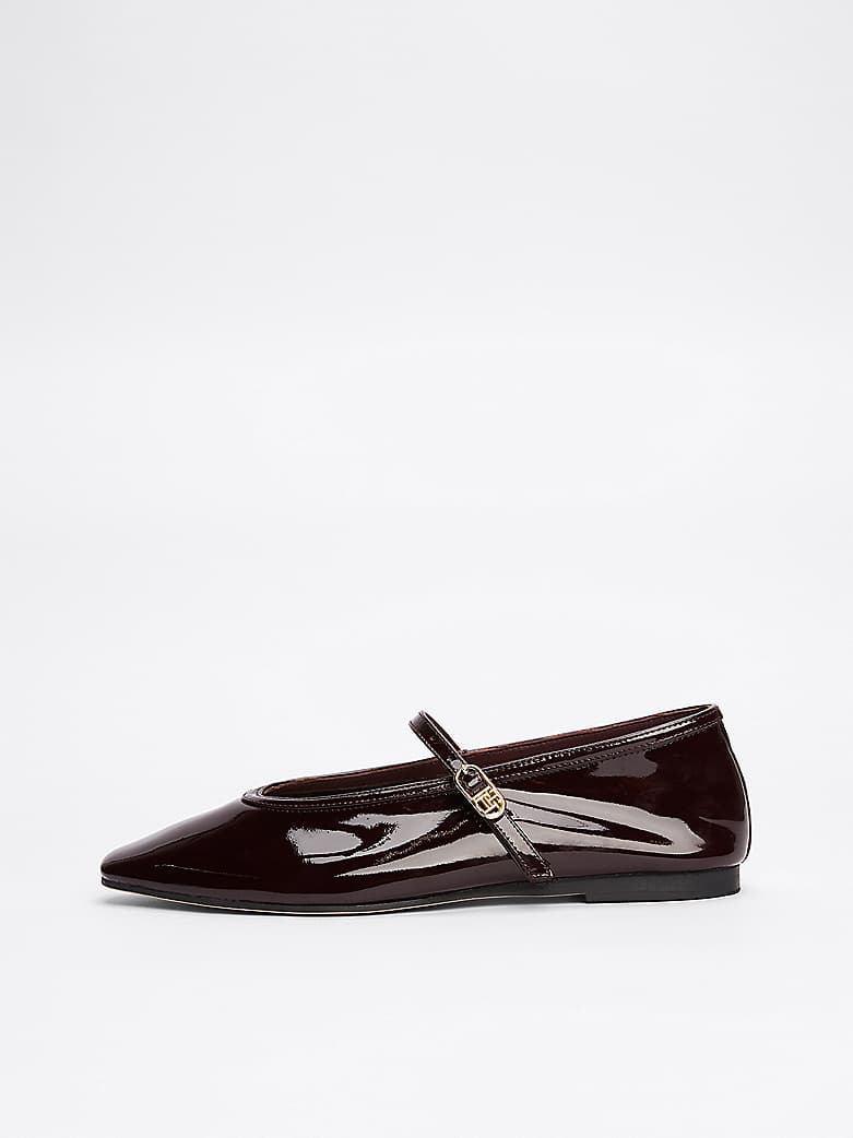 Ballerines Mary Jane en cuir verni