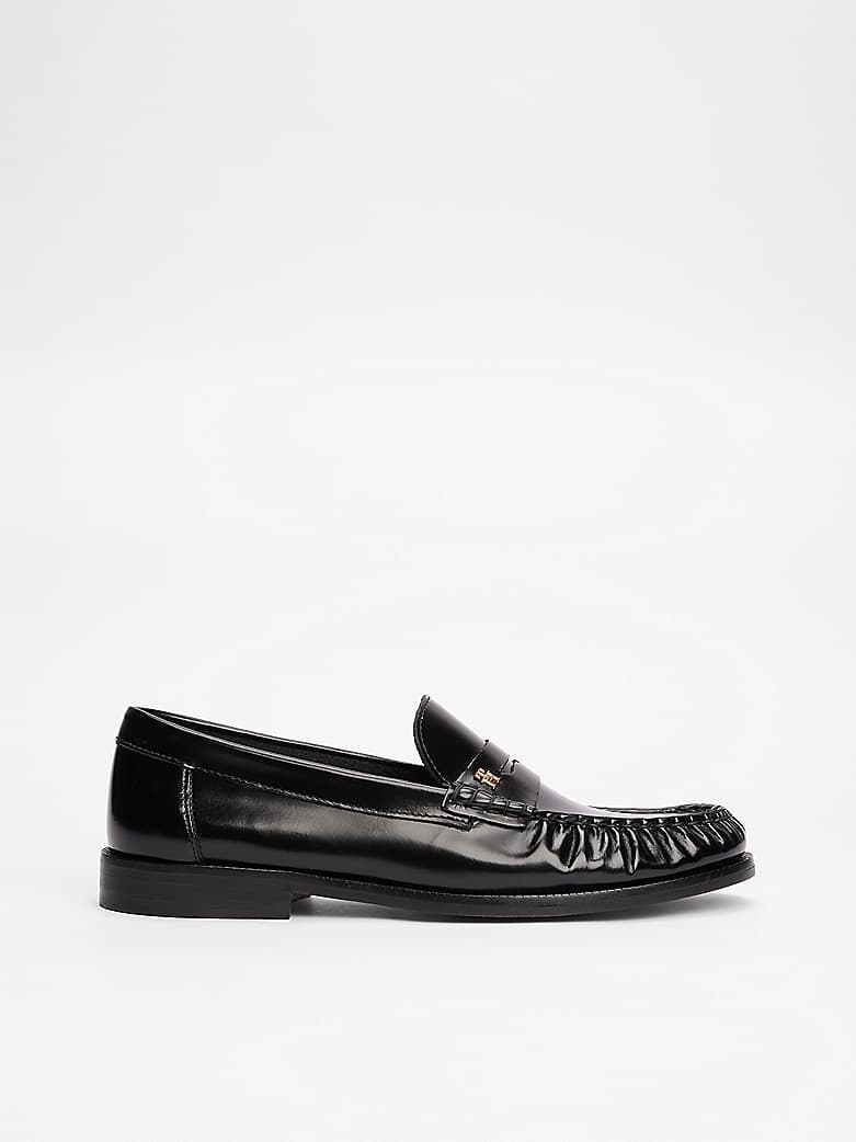 Mocassins en cuir à monogramme TH