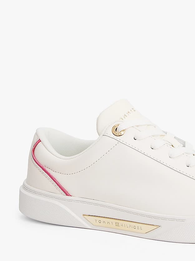 Baskets en cuir