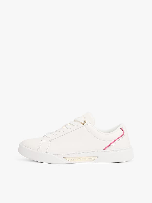 Baskets en cuir