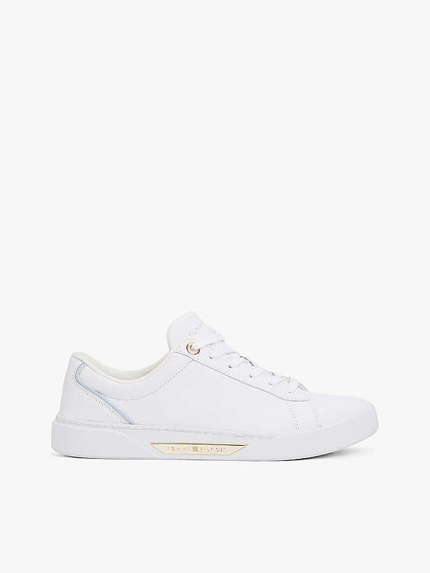 Baskets en cuir