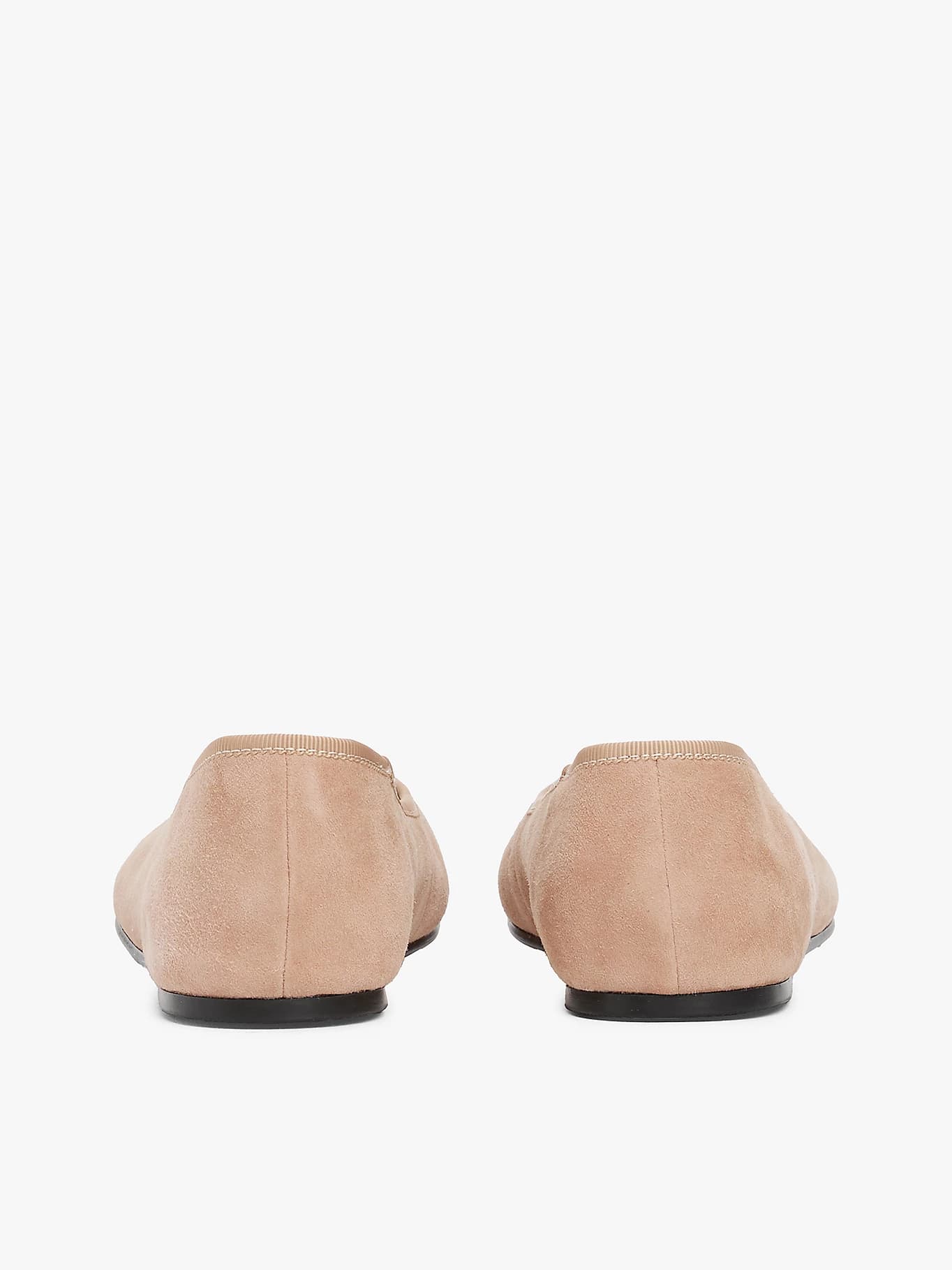 Ballerines en daim à monogramme TH