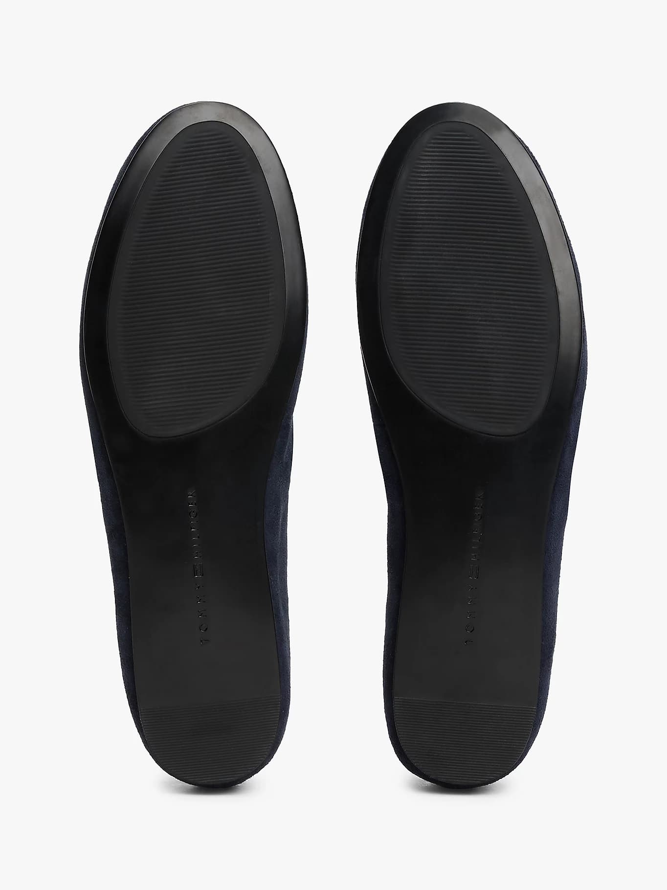 Ballerines en daim à monogramme TH
