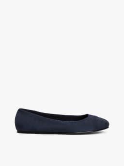 Ballerines en daim à monogramme TH