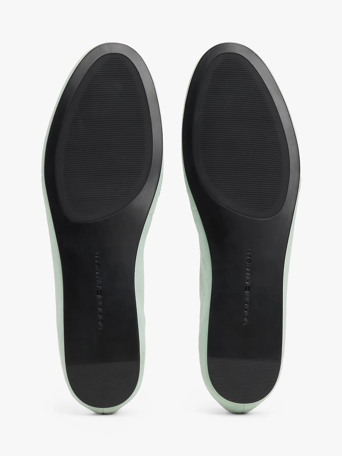 Ballerines en daim à monogramme TH