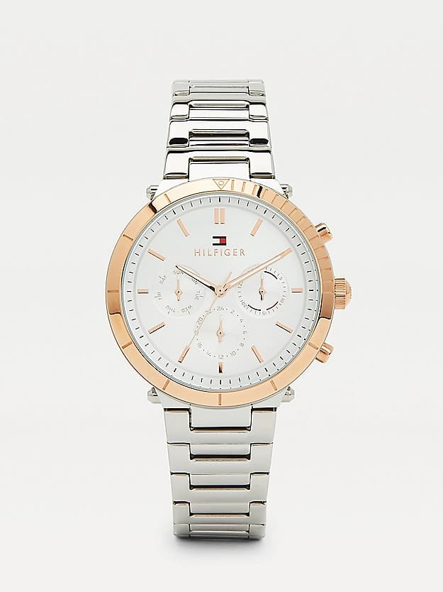 Montre de sport bicolore