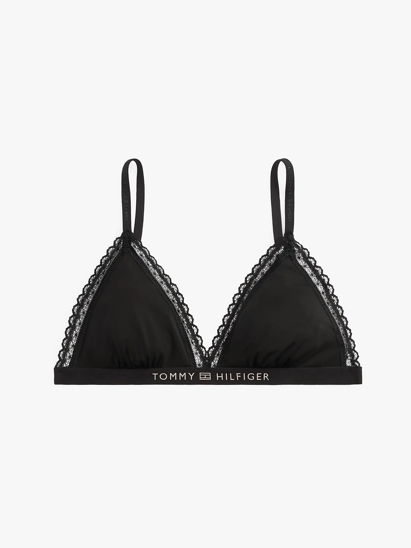 Soutien-gorge triangle non doublé à dentelle