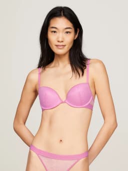 Soutien-gorge push-up rembourré plongeant