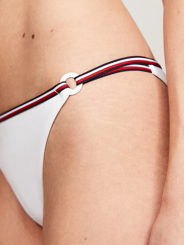 Bas de bikini Global Stripe à lanières