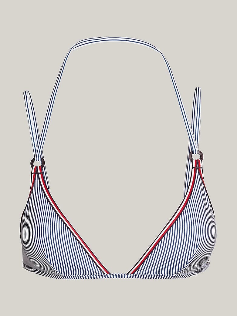 Bas de bikini Global Stripe à lanières