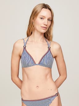 Bas de bikini Global Stripe à lanières