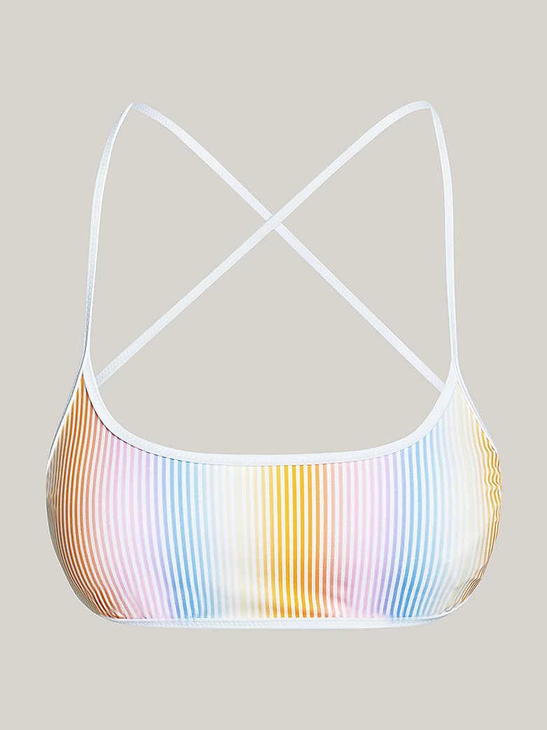 Haut de bikini bralette Essential à motif