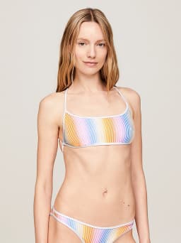 Haut de bikini bralette Essential à motif
