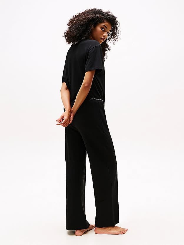 Pantalon de pyjama à ceinture à logo