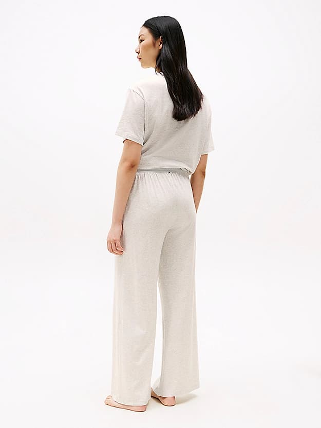 Pantalon de pyjama à ceinture à logo