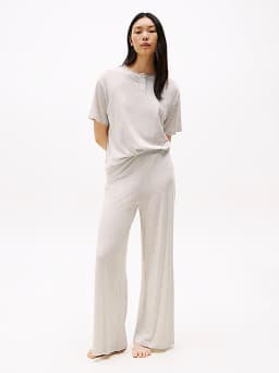 Pantalon de pyjama à ceinture à logo