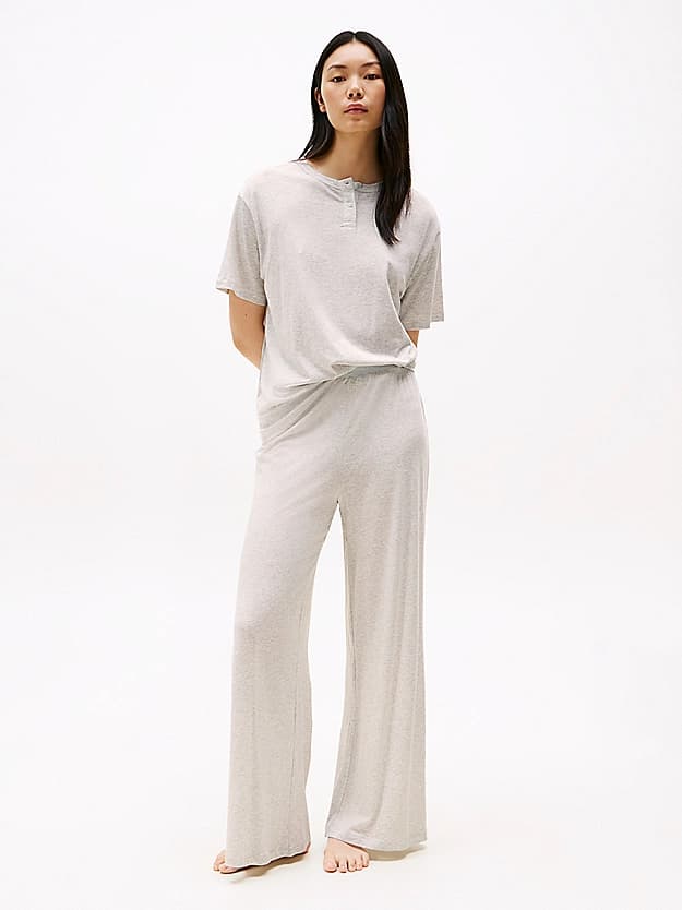 Pantalon de pyjama à ceinture à logo