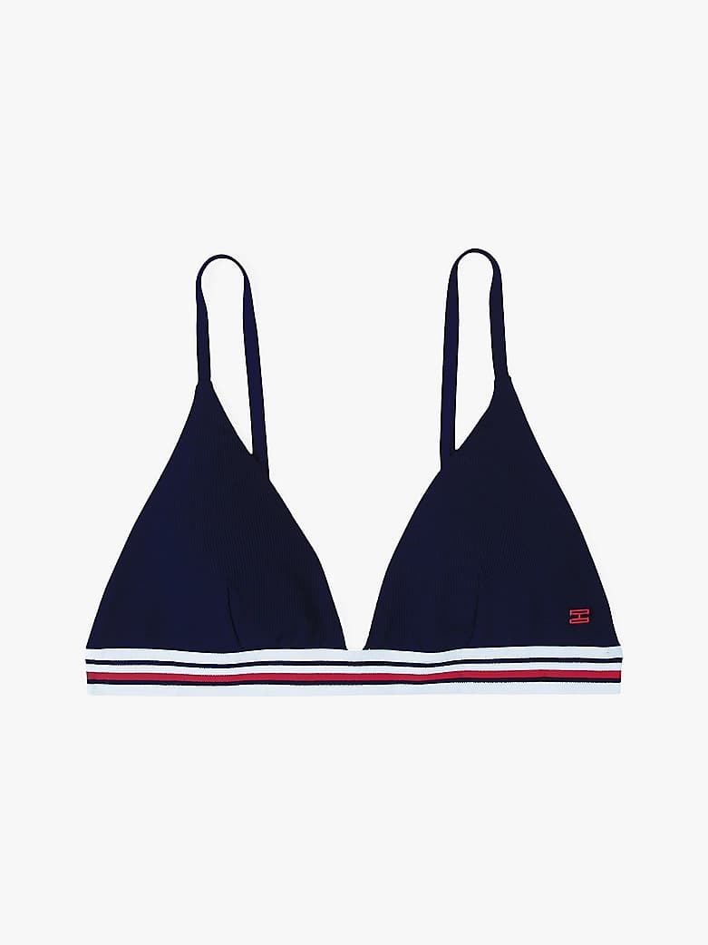 Haut de bikini triangle Global Stripe