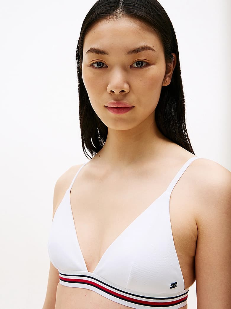 Haut de bikini triangle Global Stripe