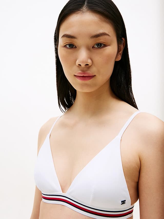 Haut de bikini triangle Global Stripe