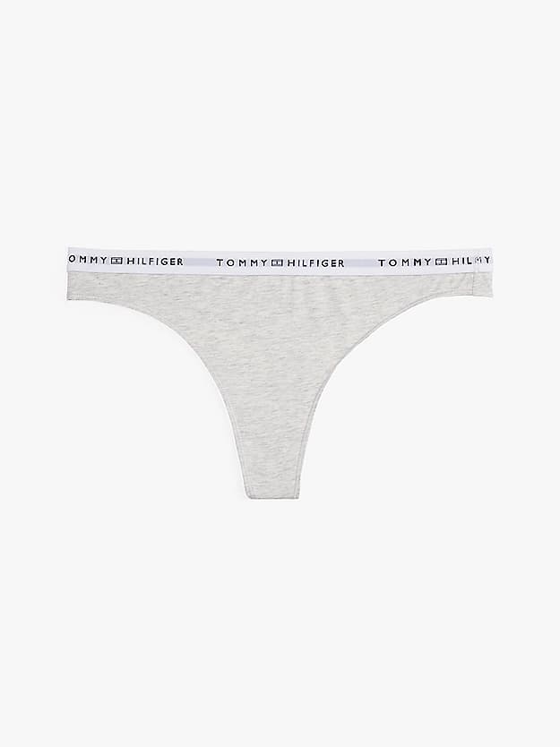 String à ceinture à motif logo