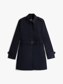 Trench-coat droit