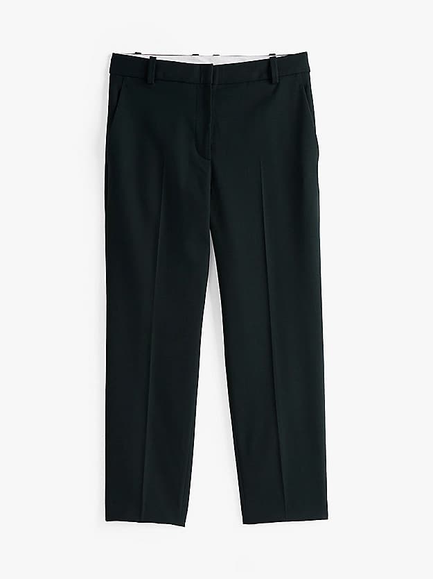 Knöchellange Slim Straight Leg Fit Hose