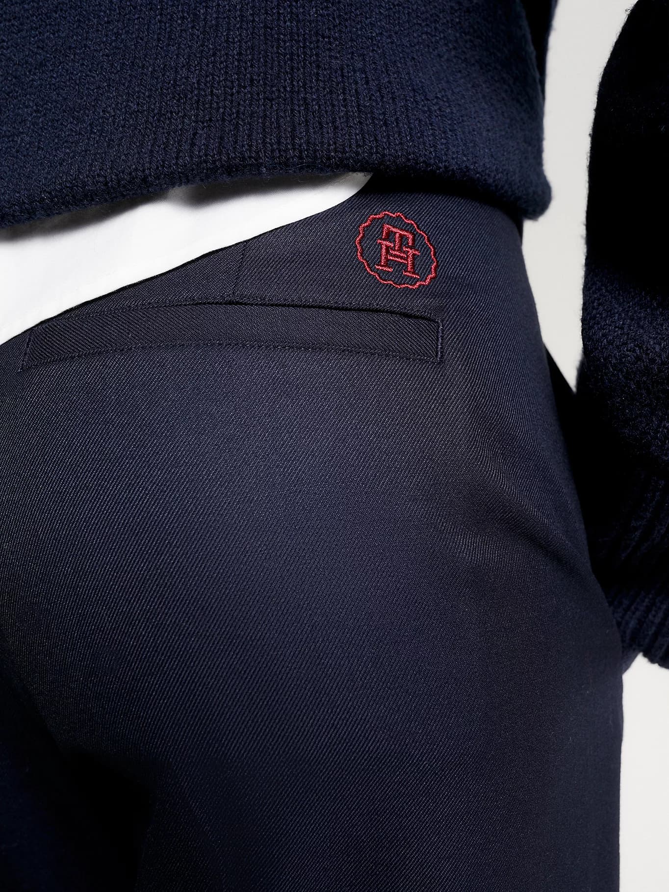 Pantalon slim droit longueur cheville