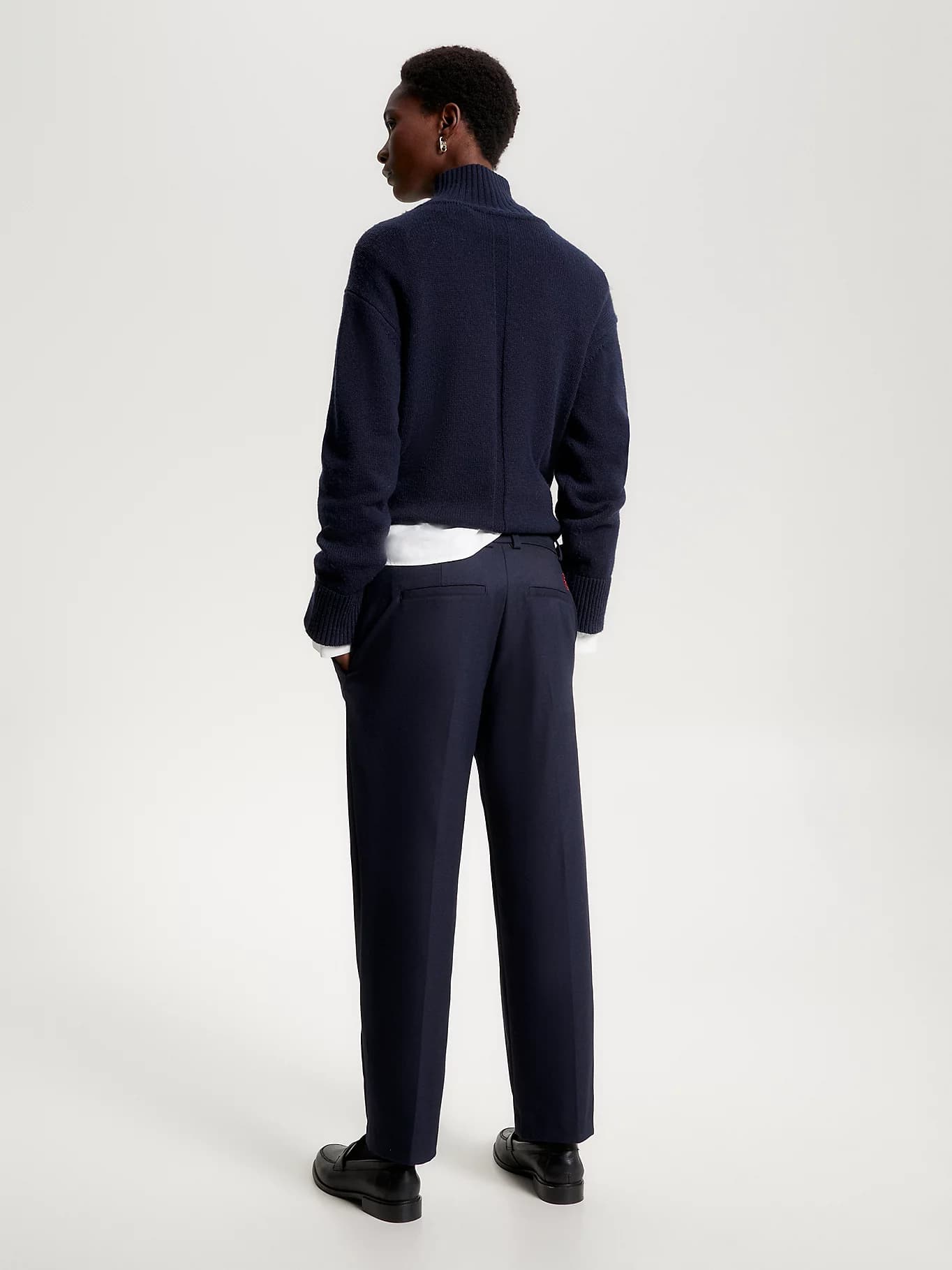 Pantalon slim droit longueur cheville