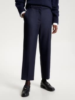 Pantalon slim droit longueur cheville