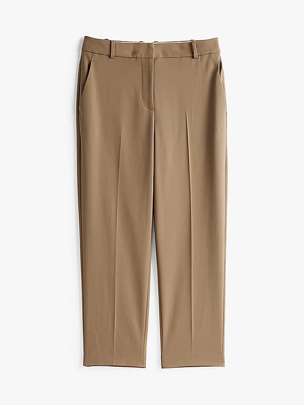 Knöchellange Slim Straight Leg Fit Hose