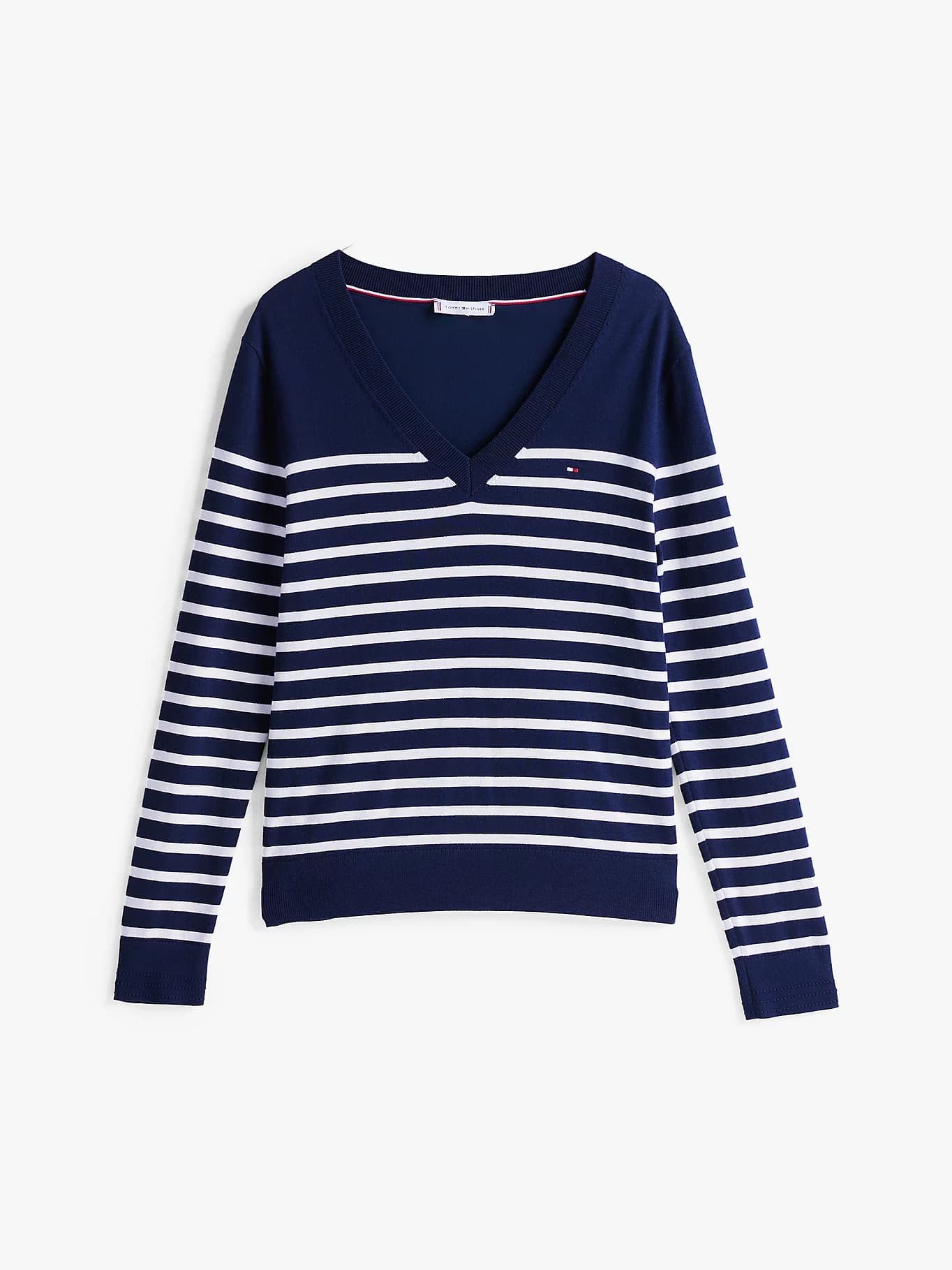 Pull en maille fine à col en V