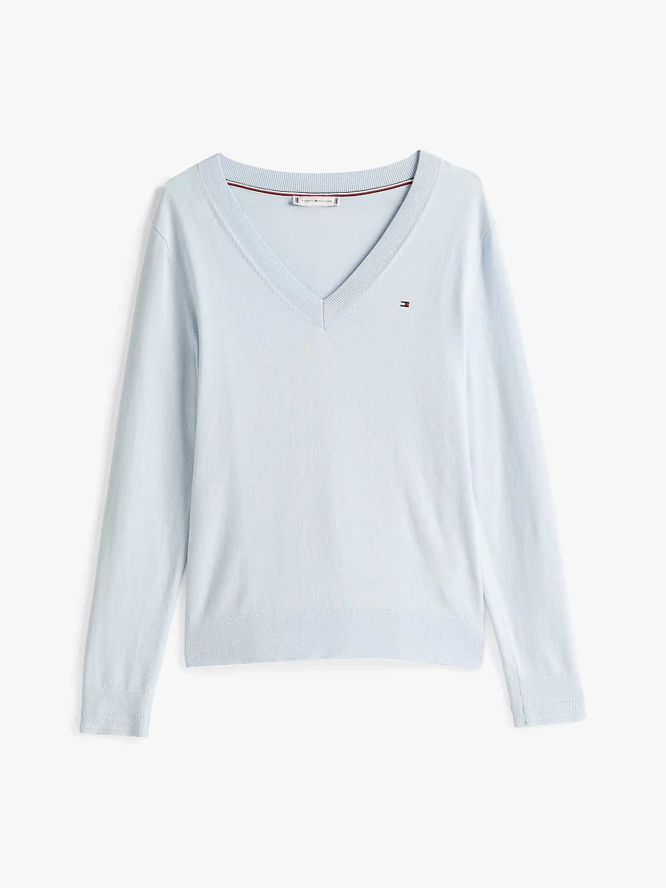 Pull en maille fine à col en V