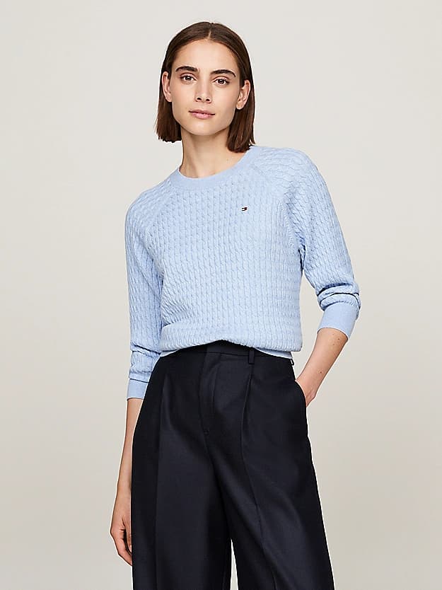 Pull décontracté en mini maille torsadée