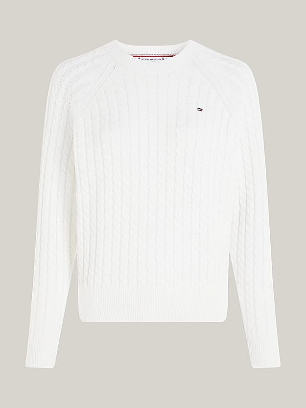 Pull décontracté en mini maille torsadée