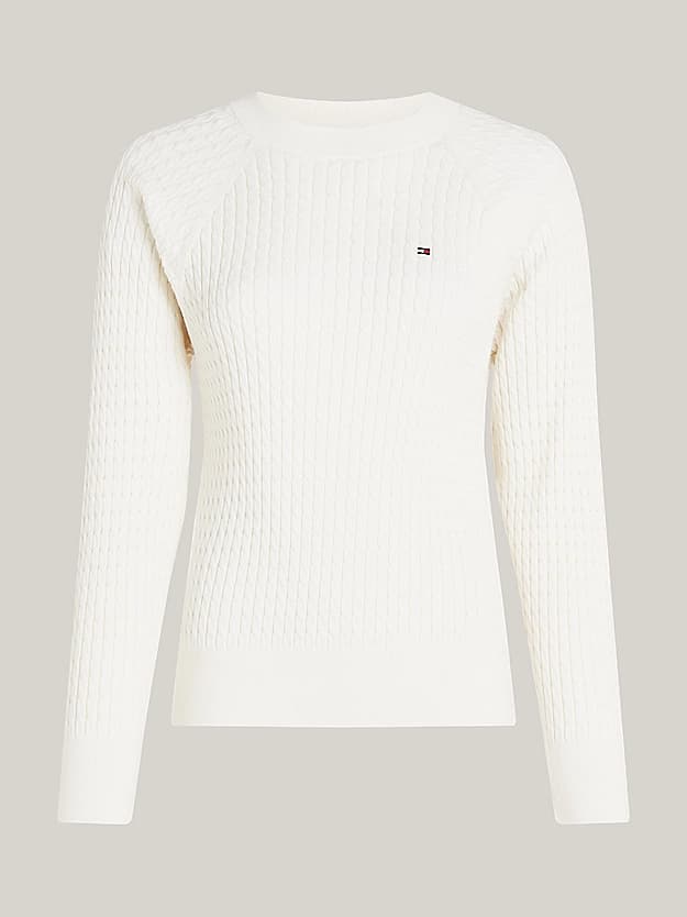 Pull décontracté en mini maille torsadée