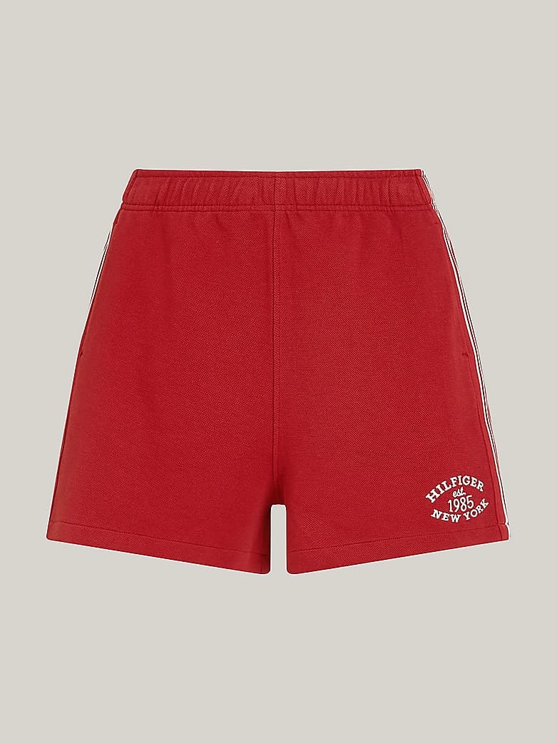 Short Sport universitaire à rayures