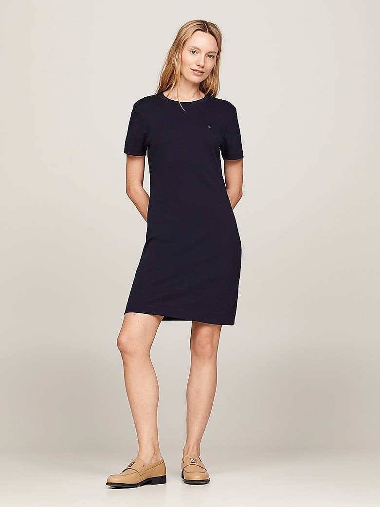 Robe T-shirt moulante longueur mini
