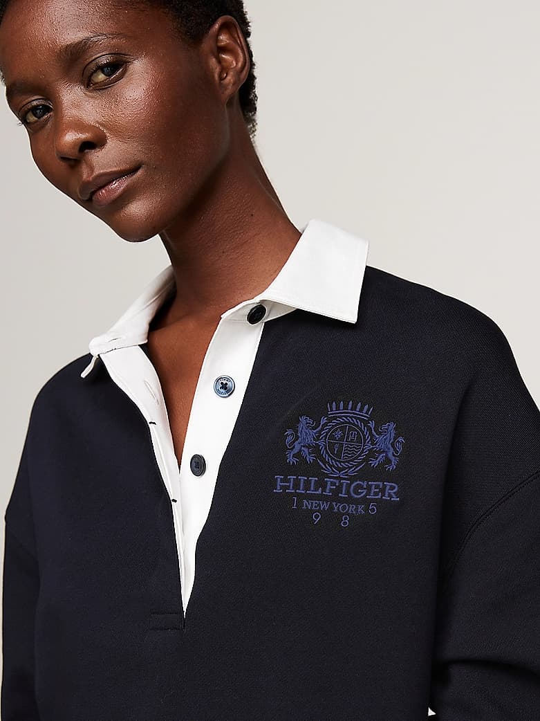 Robe rugby courte décontractée