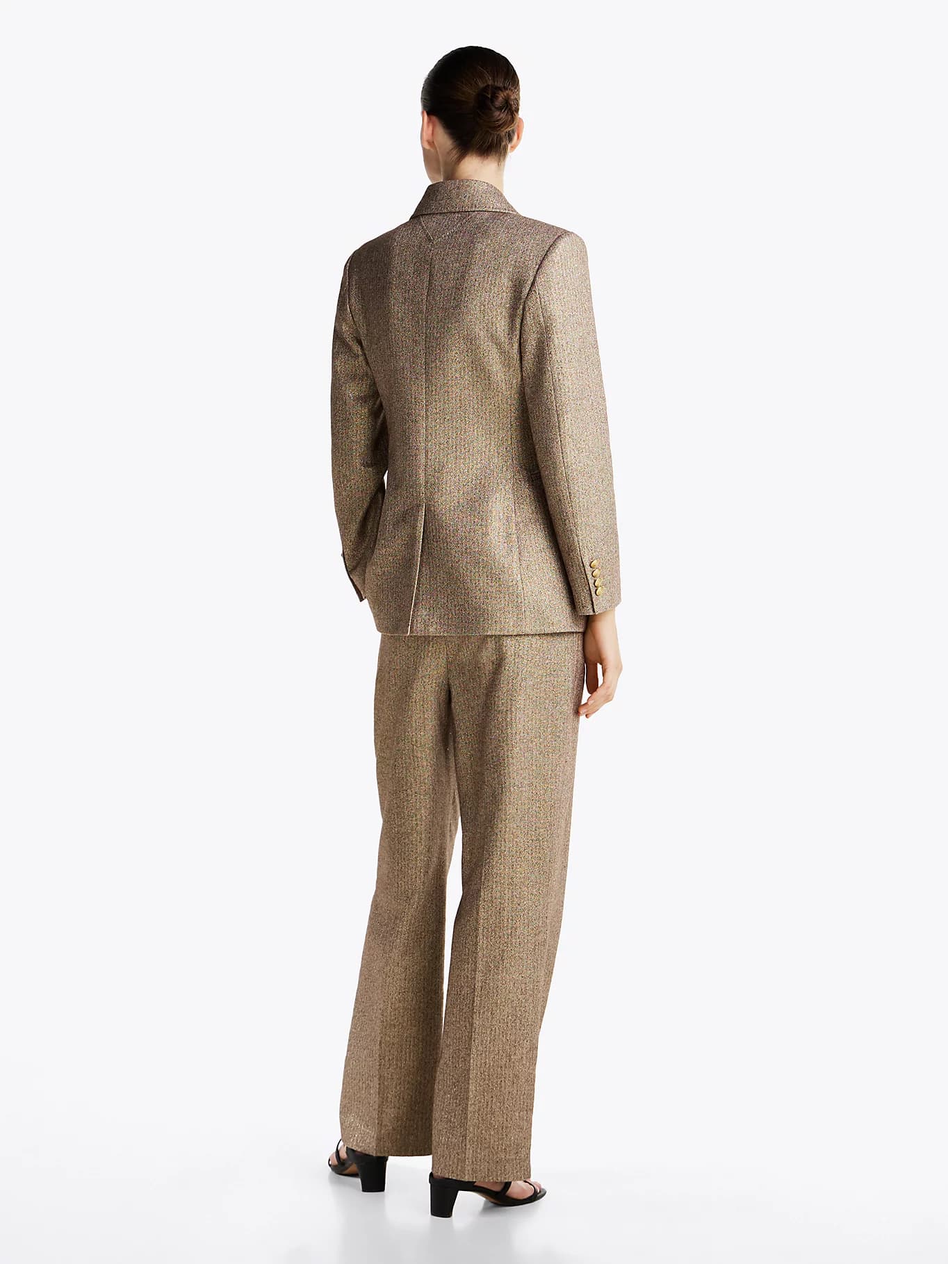Blazer croisé ajusté TH x Festive métallisé