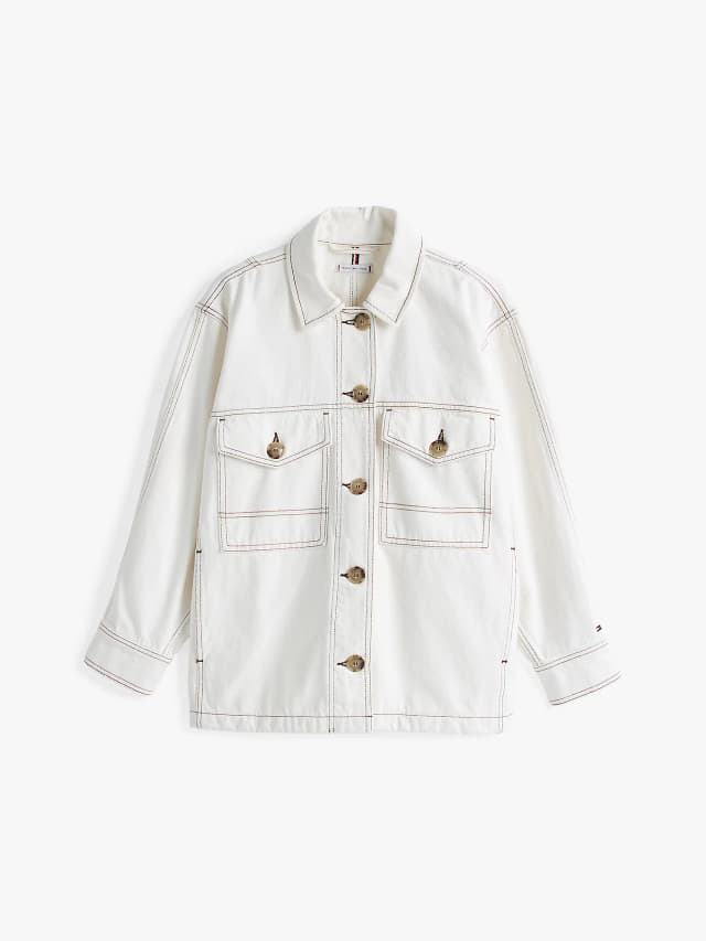 Veste utilitaire oversize en denim