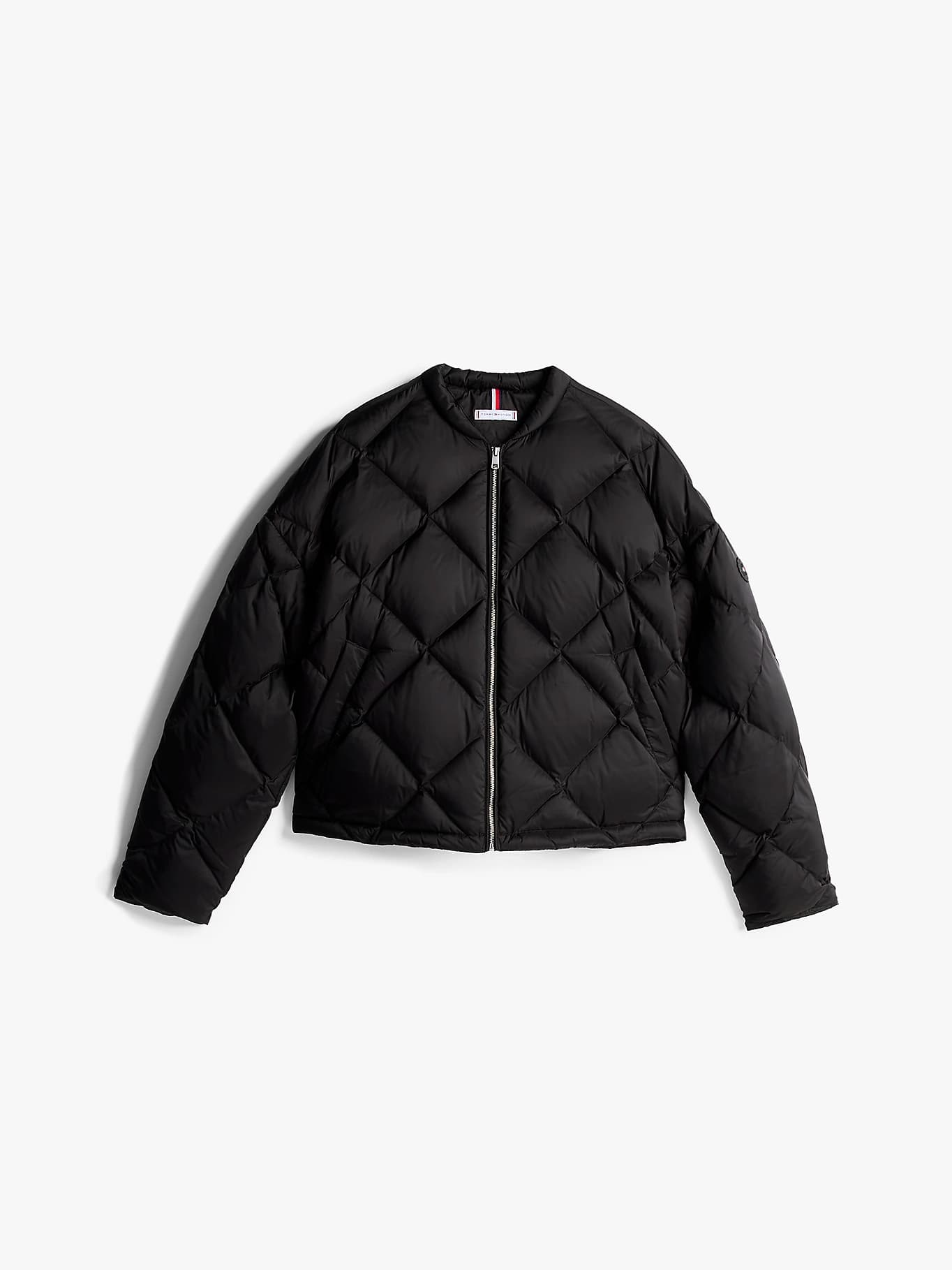 Bomber décontracté matelassé de duvet