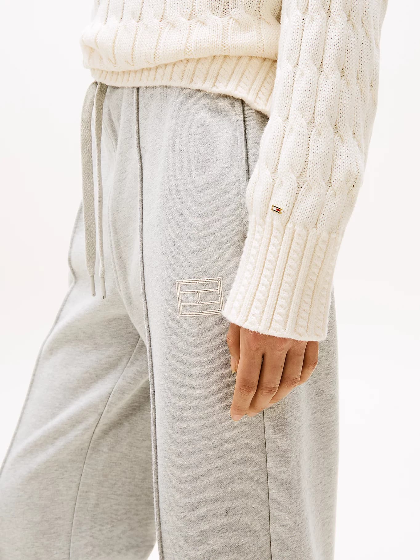 Pantalon de jogging coupe droite avec drapeau Hilfiger