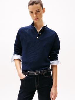 Pull en laine majoritaire