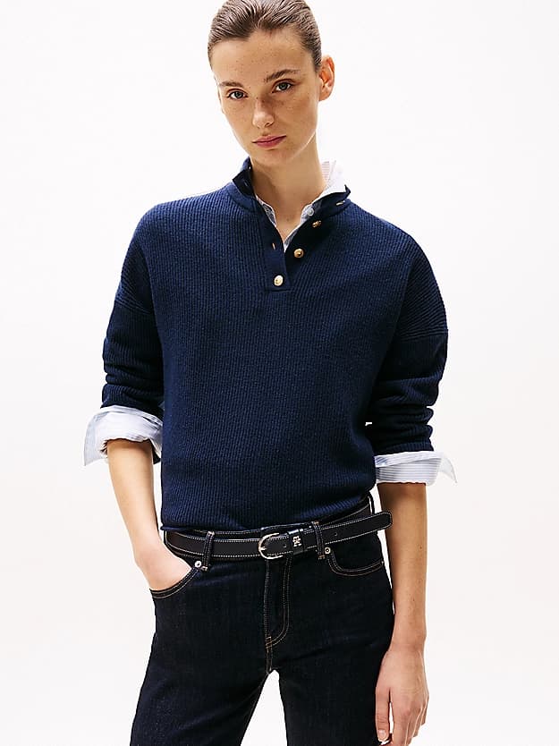 Pull en laine majoritaire