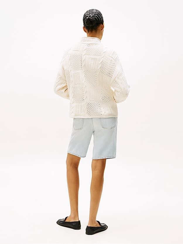Pull décontracté en maille mélangée