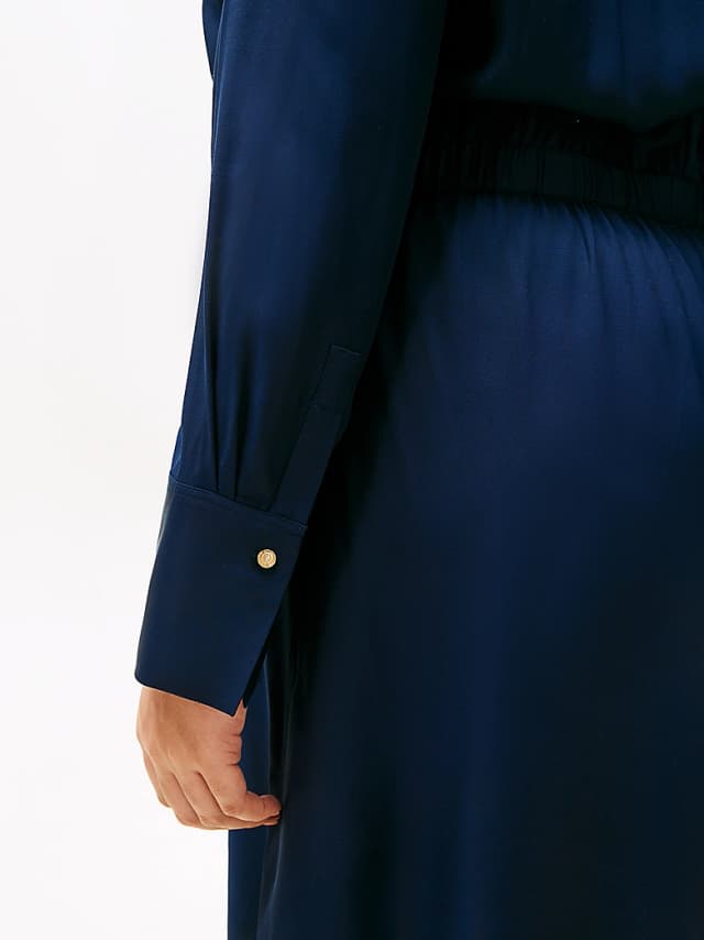 Robe chemise midi Curve sans col